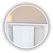 Standaard handdoekhouder voor elektrische radiator