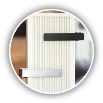 Style handdoekhouder voor elektrische radiator