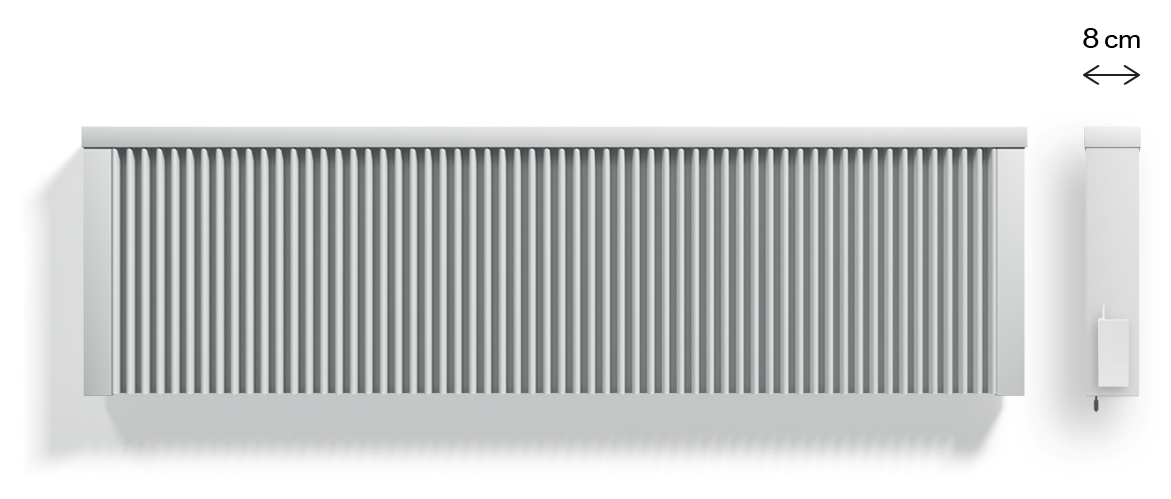 chauffage électrique peu encombrant