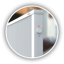 Handmatige thermostaat voor elektrische radiator